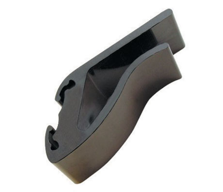 Black Plastic Shelf Clamp 50mm